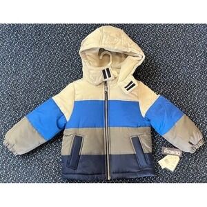 Osh Kosh B'gosh Boys Heavyweight Jacket - Size 4 - Blue/Gray